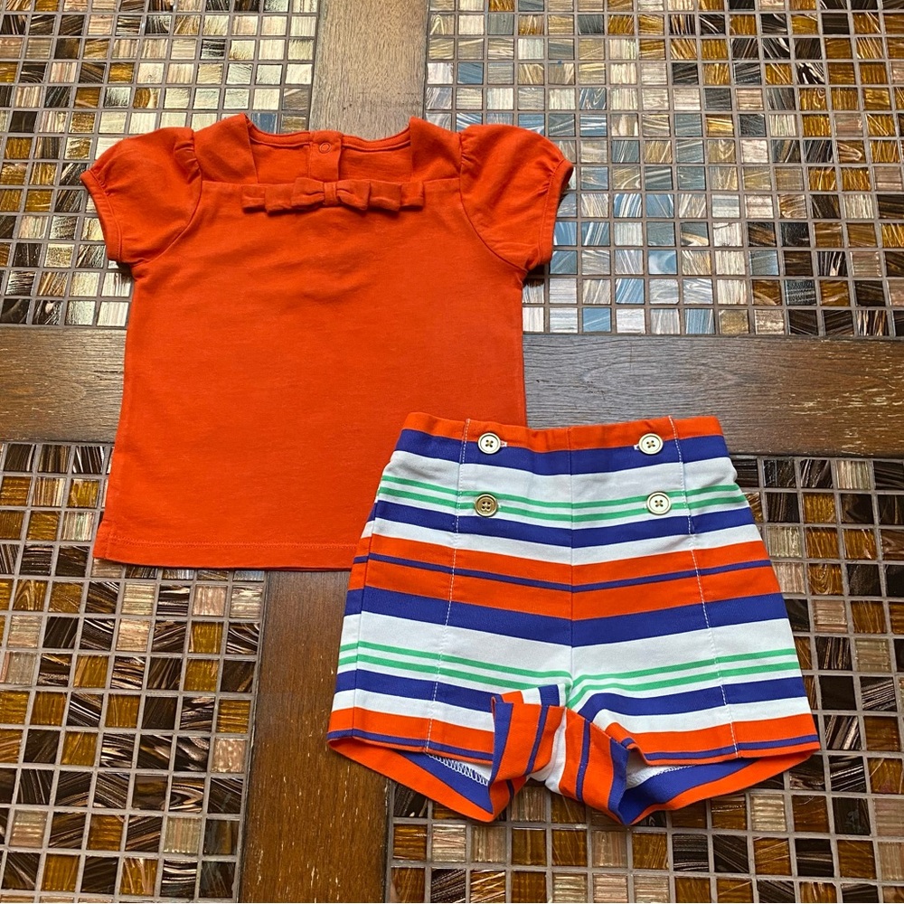 Janie and Jack Summer Baby Girl Set